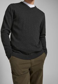 Jack & Jones Strickpullover - dark grey