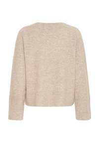 Fransa Jumper - desert taupe melange