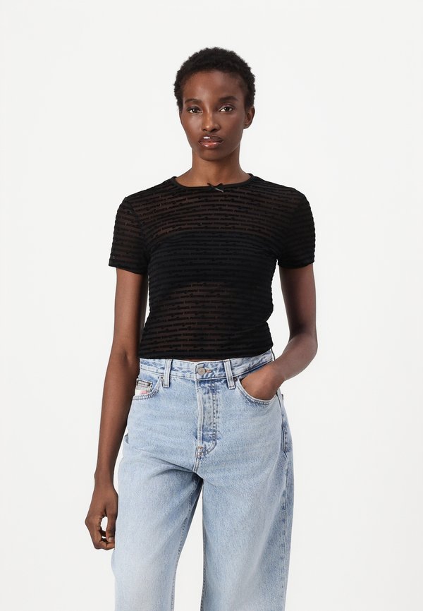 SLIM SCRIPT - Print T-shirt2