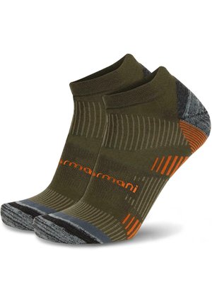 TREKKING MIT FROTTEESOHLE - Socken - oliv
