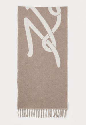 KARL LAGERFELD K/SIGNATURE WOVEN SCARF - Écharpe - ash grey / cement