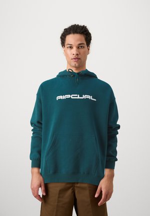 DOSED UP HOOD UNISEX - Sweatshirt - blue green