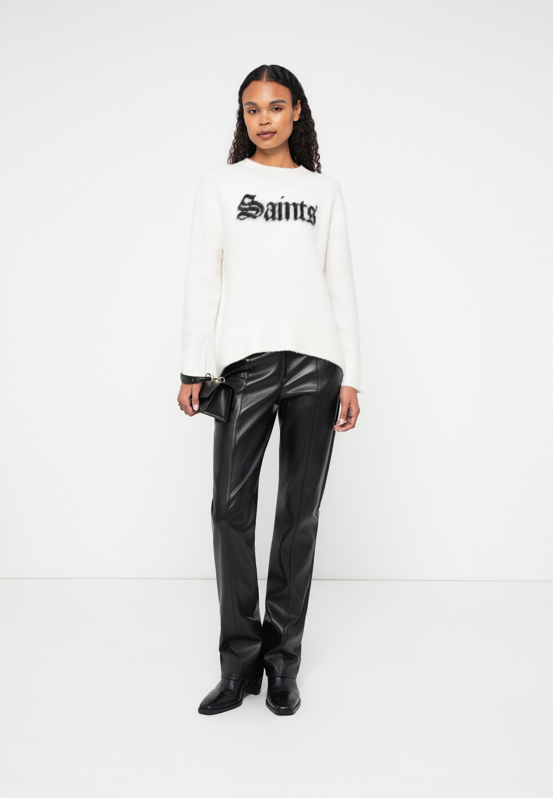 AllSaints CREW - Jumper - chalk white/black/black - Zalando.ie