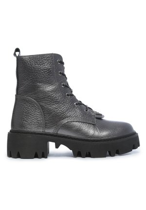 Bottines à lacets - silver-coloured