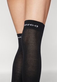 HUGO Overknee-strømper - black