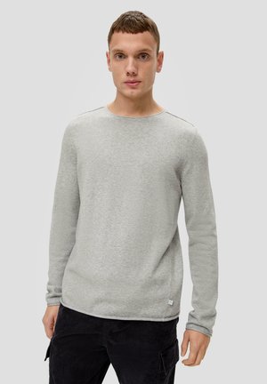 QS LEICHTER - Pullover - grau meliert