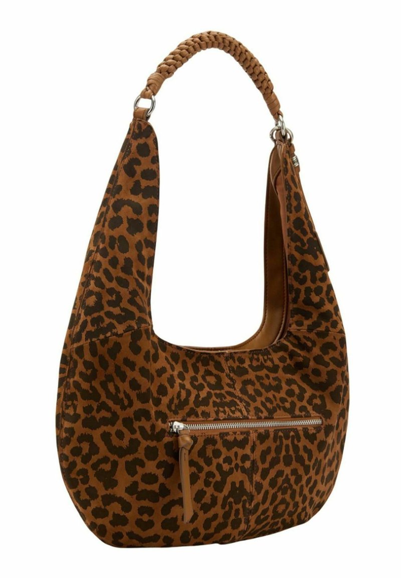 FREDsBRUDER Sac bandoulière leo print/cognac