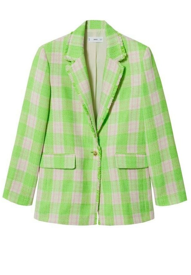 Damen Leichte Jacken | Mango CHESS Blazer pastellgrün/hellgrün - WH12445 Damen Leichte Jacken | Mango CHESS Blazer pastellgrün/hellgrün - WH12445