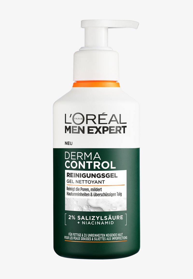 L'Oréal Men Expert - CLEANSING GEL DERMA CONTROL FOR PROBLEM SKIN WITH SALICYLIC ACID  - Gezichtsreiniger - -, Vergroten