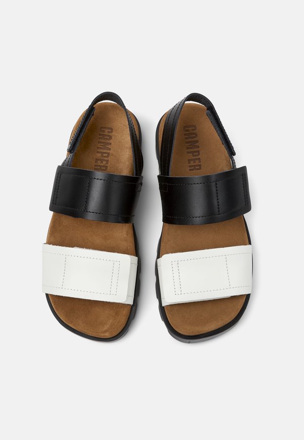 BRUTUS  - Sandals - schwarz weiß4