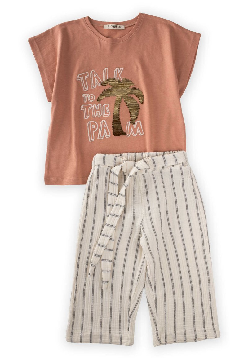 Cigit SET - Trousers - salmon