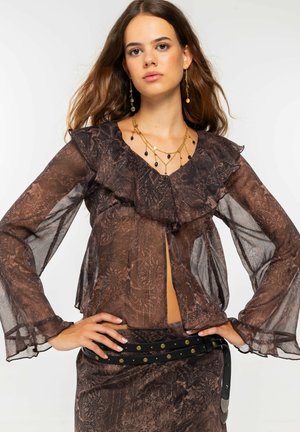 ESTAMPADA BOHO CON VOLANTES - Camiseta de manga larga - estampado