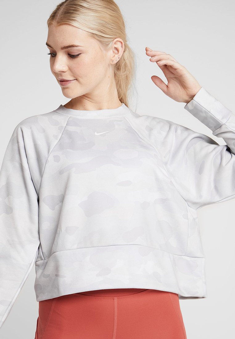 Damen Sportbekleidung | Nike Performance REBEL ALL IN Sweatshirt wolf grey/white/grau - ZP77385 Damen Sportbekleidung | Nike Performance REBEL ALL IN Sweatshirt wolf grey/white/grau - ZP77385