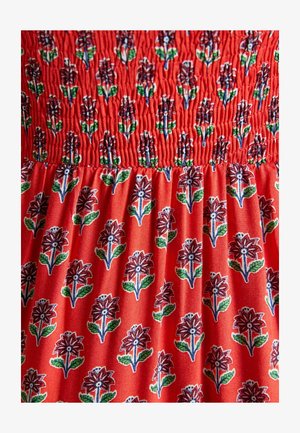 Joules, REGULAR FIT - ESME SHIRRED MAXI DRESS . - Vapaa-ajan mekko - cayenne foulard print