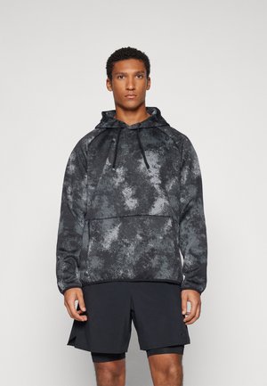 Nike Performance CAMO HOODIE - Jersey con capucha - black