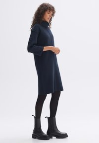 OPUS WINGELA Gebreide jurk coal blue/blauw - Main Image