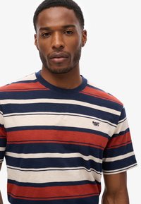 Superdry & Co RELAXED FIT - T-shirts print - navy stripe