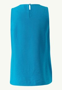 comma MUSTERSTRUKTUR UND ELASTISCHEM AUSSCHNITT - Camicetta - ozeanblau