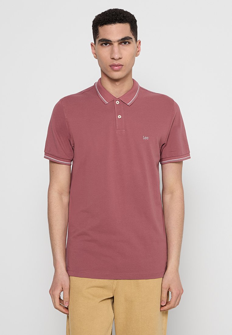 Lee Poloshirt rood Lee Poloshirt rood