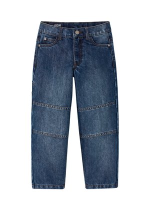 Vertbaudet, VERTBAUDET CARGOJEANSS JUNGEN REGULAR, BUNDWEITE VERSTELLBAR - Straight leg jeans - dunkelblau