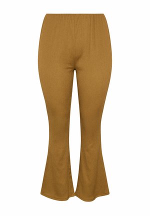 Yours Clothing, WIDE, brązowy