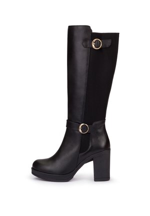 Yokono PILSEN - Botas con plataforma - black
