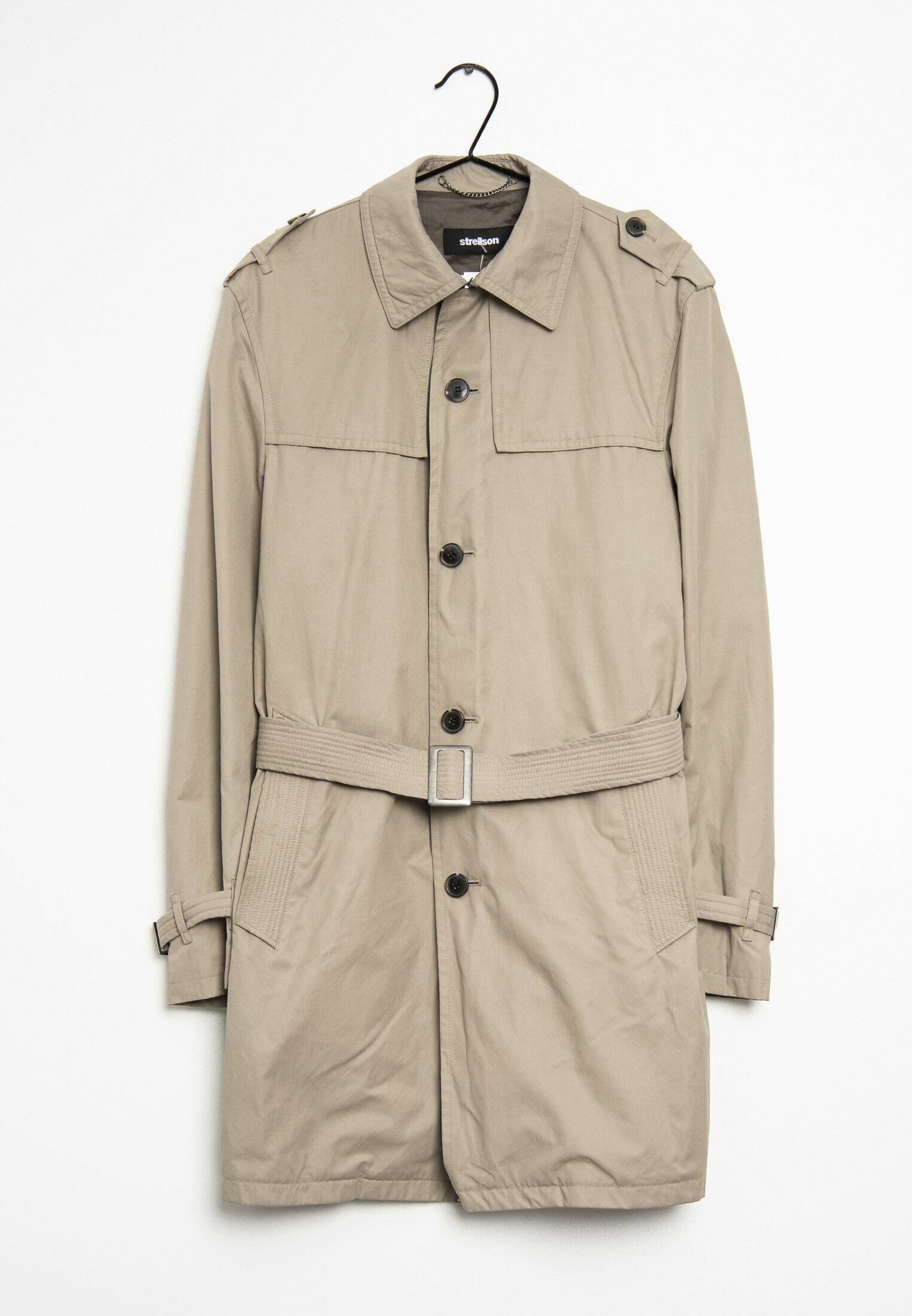 Trench Coat Strellson Wollmantel Herren Strellson Trenchcoat Beige