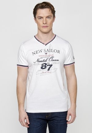 SHORT SLEEVE - T-Shirt print - blanco white