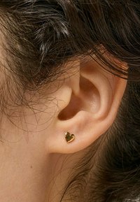 Enamel Copenhagen HEART STUDS - Øreringe - gold-coloured