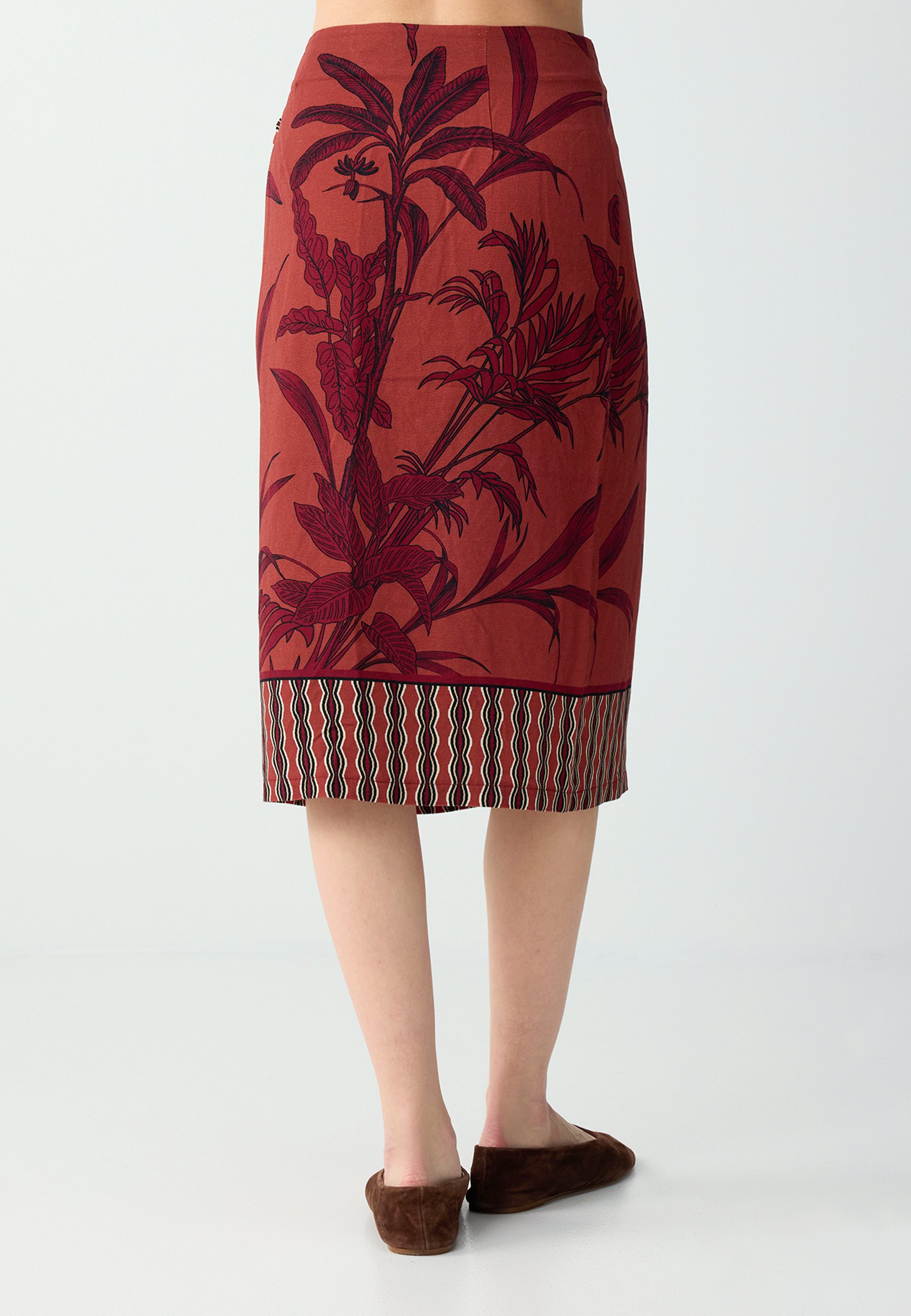 Jimmy Key Wikkelrok - tile red/cognac - Zalando.nl