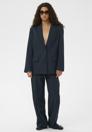 CORINNE WIDE - Auduma bikses - salute melange