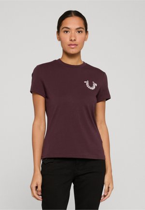 CRYSTAL  - T-shirt con stampa - brown
