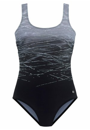 Maillot de bain - schwarz-grau