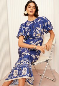Friends Like These REGULAR FIT - PUFF SLEEVE MIDI - Freizeitkleid - blue