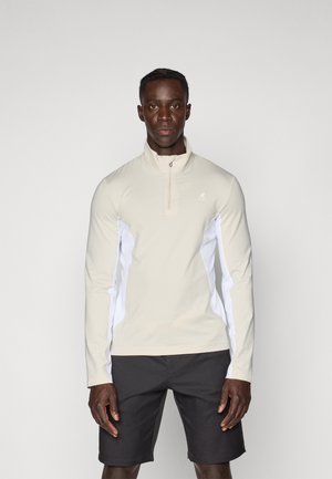 CARLO KANGOL HALF ZIP - Long sleeved top - moonbeam