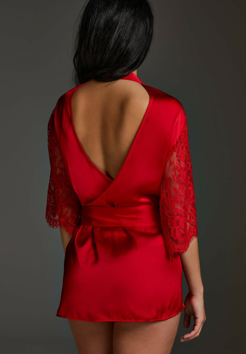 Damen Nachthemden | Hunkemöller JENNIFER Bademantel red/rot - AH81121 Damen Nachthemden | Hunkemöller JENNIFER Bademantel red/rot - AH81121