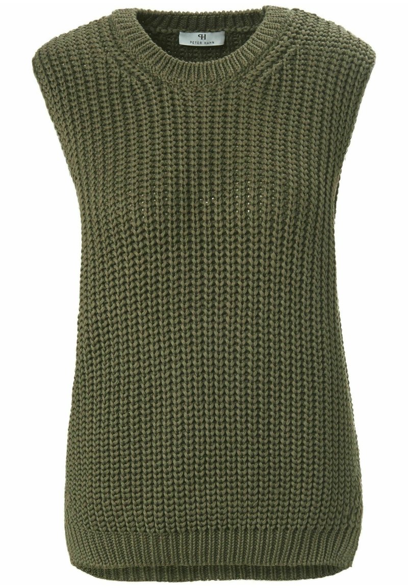 Damen Strickjacken | PETER HAHN Pollunder Strickpullover green/grün - KQ82136 Damen Strickjacken | PETER HAHN Pollunder Strickpullover green/grün - KQ82136