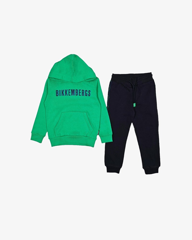 Bikkembergs COMPLETO - Tuta - verde-blu