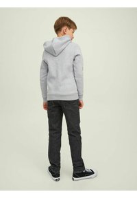 Jack & Jones Junior - JJELOGO HOOD  - Hoodie - light grey melange - 2