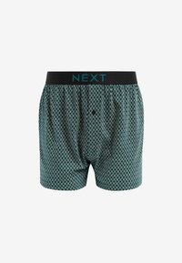 Next 4-PACK - Bokseriai - blue geo pattern