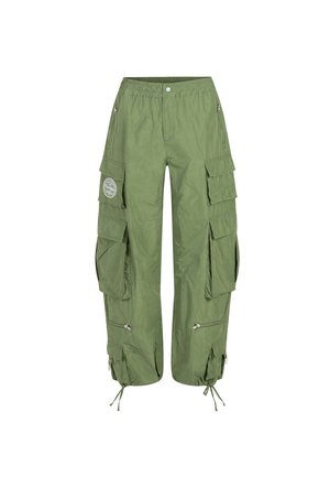 #VDR VILLADELLEROSE, STRAIGHT LEG TROUSERS - Παντελόνι cargo - khaki