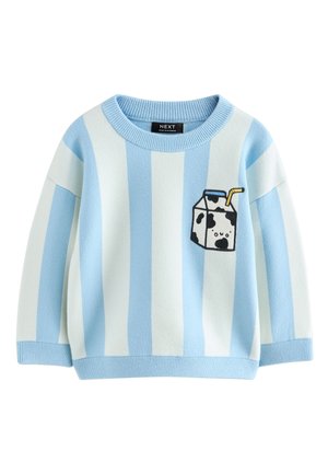 Next, REGULAR FIT - KNITTED CREW NECK JUMPER . - Strickpullover - light blue