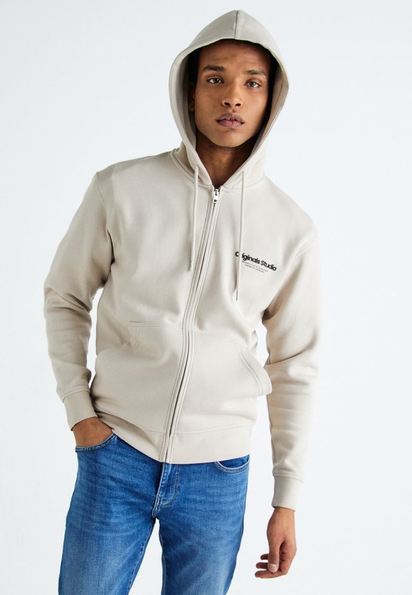 JORVESTERBRO HOOD - Zip-up sweatshirt - moonbeam