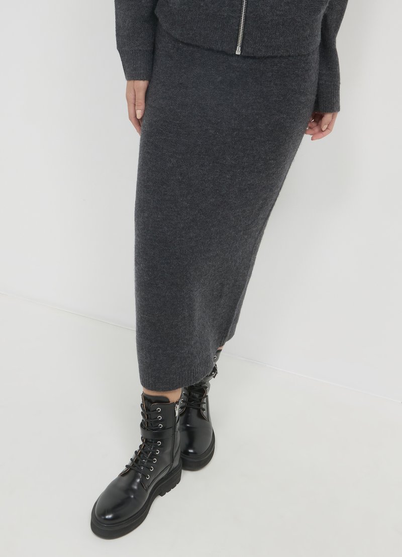 Calliope LUNGA  - Jupe longue - grigio