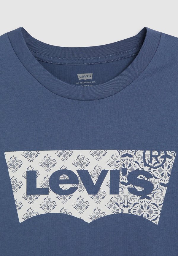 CLASSIC GRAPHIC TEE - Print T-shirt - batwing fill vintage indigo2