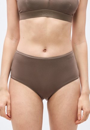 SOFT TOUCH HIGHWAIST BRIEF - Briefs - brown
