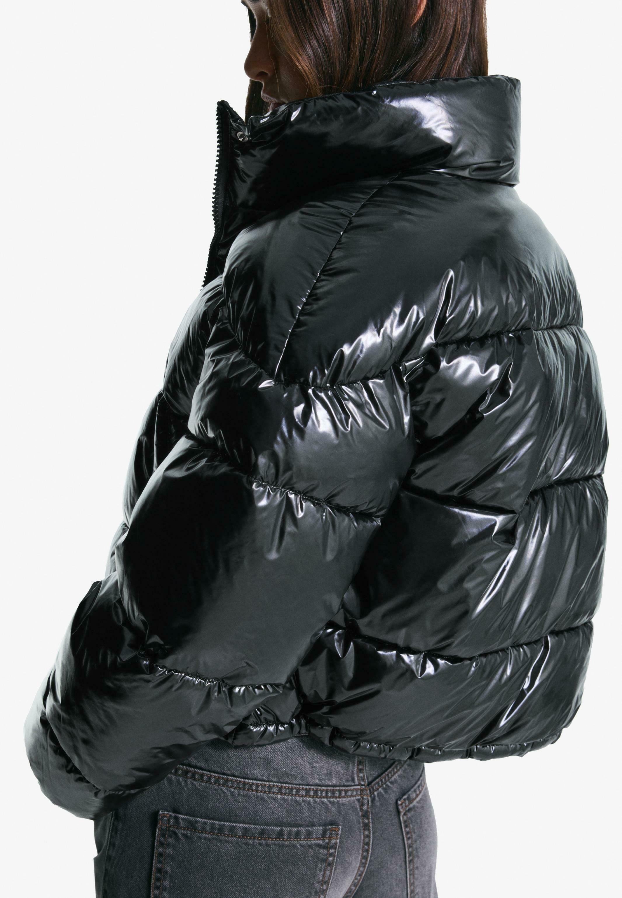 Bershka Winter jacket - black - Zalando