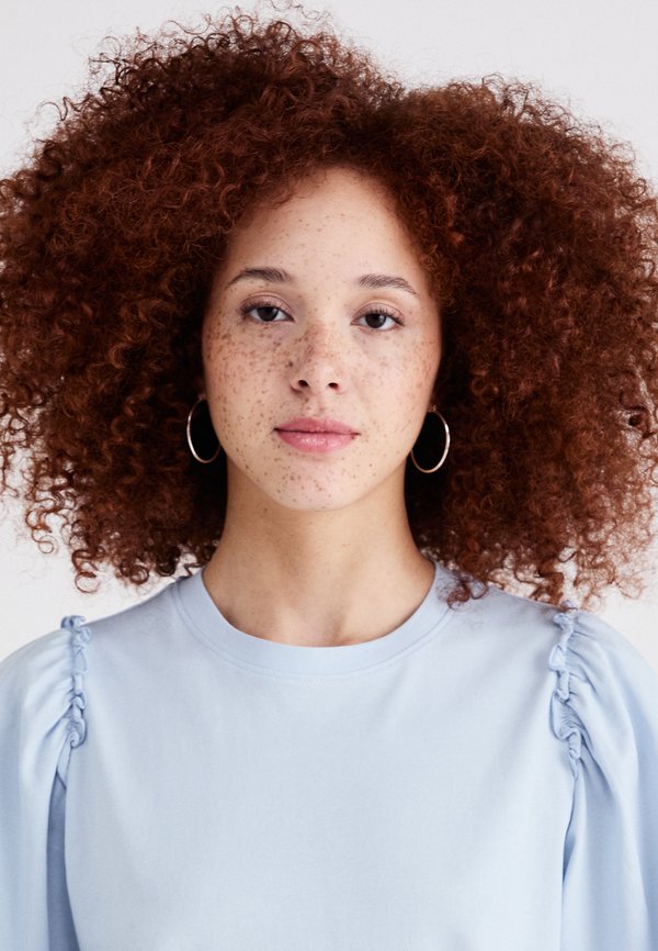 SLFPENELOPE RUFFLE TEE - Print T-shirt3