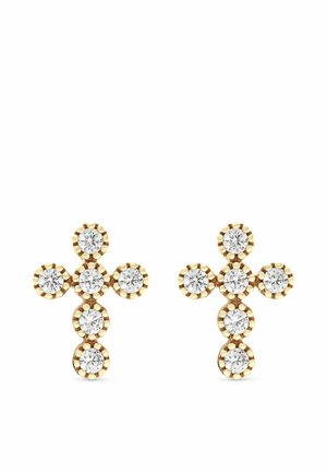 ZIRKONIA - Ohrringe - gelbgold