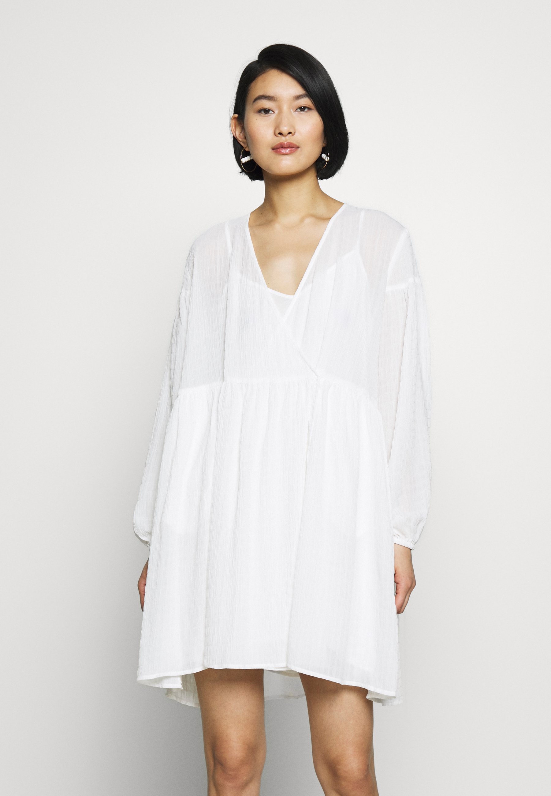 Samsøe Samsøe JOLIE DRESS Kjole clear creamoffwhite Samsøe Samsøe JOLIE DRESS Kjole clear creamoffwhite